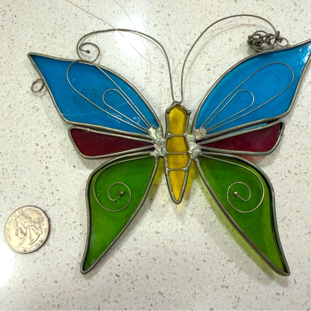 10 pieces of genuine handmade stained glass